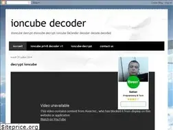 Sites similar to ioncube-decrypt.blogspot.com
