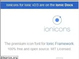 Sites similar to ionicons.com