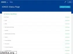 Sites similar to ionos-status.com