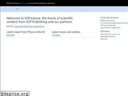 Sites similar to iopscience.org