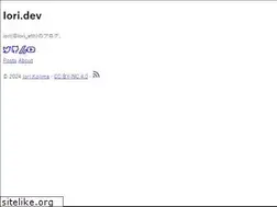 Sites similar to iori.dev