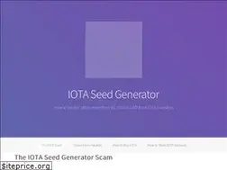 Sites similar to iotaseed.io