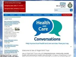 Sites similar to iow.nhs.uk