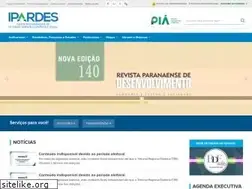 Sites similar to ipardes.pr.gov.br