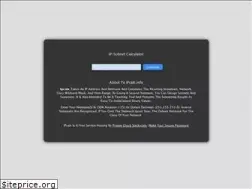 Sites similar to ipcalc.info