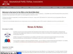 Sites similar to ipdadebate.info
