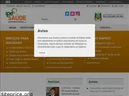 Sites similar to ipesaude.rs.gov.br