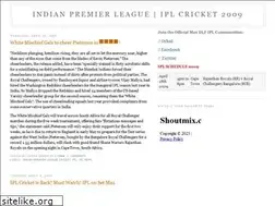 Sites similar to ipl-cricket09.blogspot.com