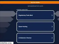 Sites similar to iplawobserver.com