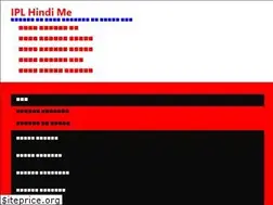 Sites similar to iplhindime.in