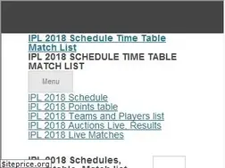 Sites similar to iplschedule.in