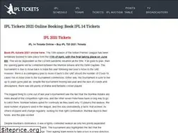 Sites similar to ipltickets.net