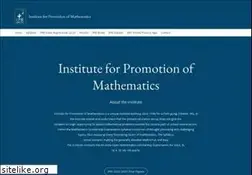 Sites similar to ipmmathscholarship.com