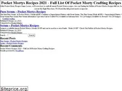 Sites similar to ipocketmortyrecipes.com