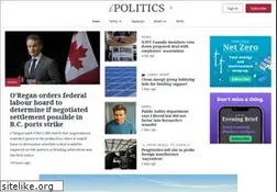 Sites similar to ipolitics.ca