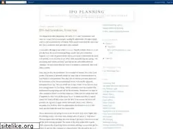 Sites similar to ipoplanning.blogspot.com