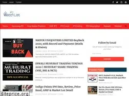 Sites similar to ipowatchlist.in
