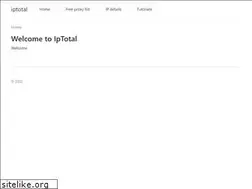 Sites similar to iptotal.io