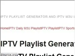 Sites similar to iptvurls.com