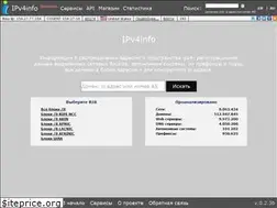 Sites similar to ipv4info.ru