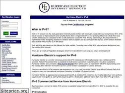 Sites similar to ipv6.he.net