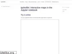Sites similar to ipyleaflet.readthedocs.io