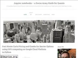Sites similar to ipythonquant.wordpress.com