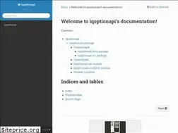 Sites similar to iqoptionapi.readthedocs.io