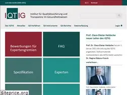 Sites similar to iqtig.org