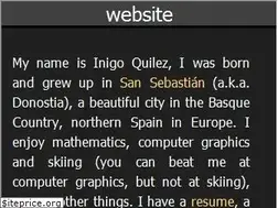 Sites similar to iquilezles.org