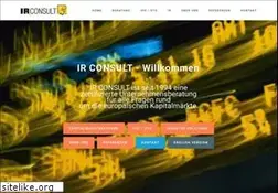 Sites similar to ir-consult.de