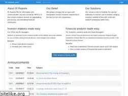 Sites similar to ir-reports.com