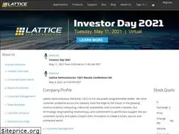 Sites similar to ir.latticesemi.com