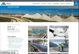 Sites similar to ir.martinmarietta.com