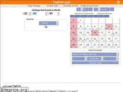 Sites similar to iranian-calendar.com
