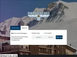 Sites similar to iranroyalholidays.com