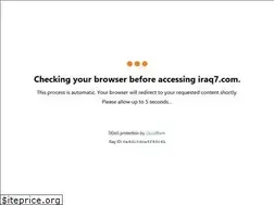 Sites similar to iraq7.com