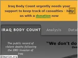 Sites similar to iraqbodycount.org