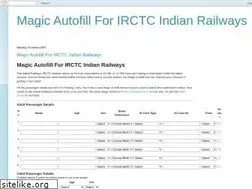 Sites similar to irctcticketsbooking.blogspot.com