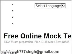Sites similar to irdaexam.in