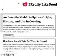 Sites similar to ireallylikefood.com
