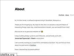 Sites similar to irfanismail.com