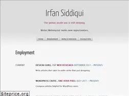 Sites similar to irfansiddiqui.com