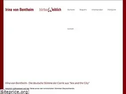 Sites similar to irinavonbentheim.de