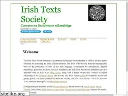 Sites similar to irishtextssociety.org
