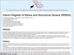 Sites similar to irmng.org