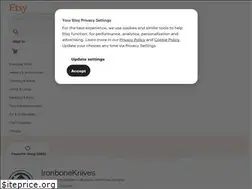 Sites similar to ironboneknives.etsy.com