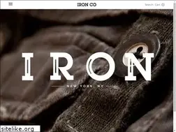 Sites similar to ironclothing.co