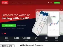 Sites similar to ironfx.eu