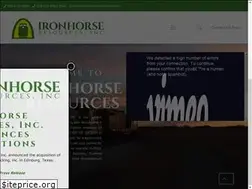 Sites similar to ironhorseresources.com